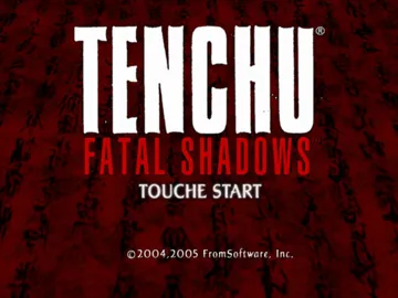 Tenchu - Fatal Shadows screen shot title